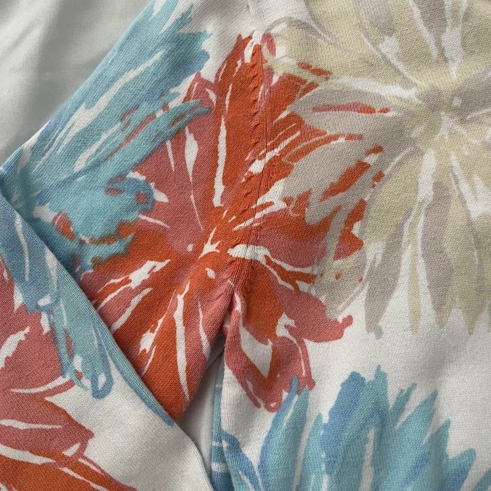 y2k lillian nicole 100% cotton boho floral zip up hoodie - Picture 8 of 8